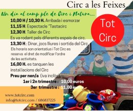 PROGRAMA UN DIA AL CIRC PER  ESCOLES